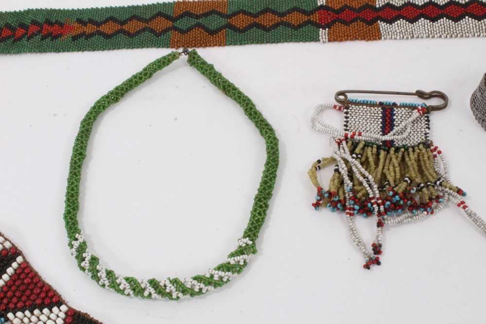 Collection of Native American beadwork items - Image 5 of 9