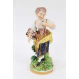 A Bloor Derby figure of a young woman, circa 1820