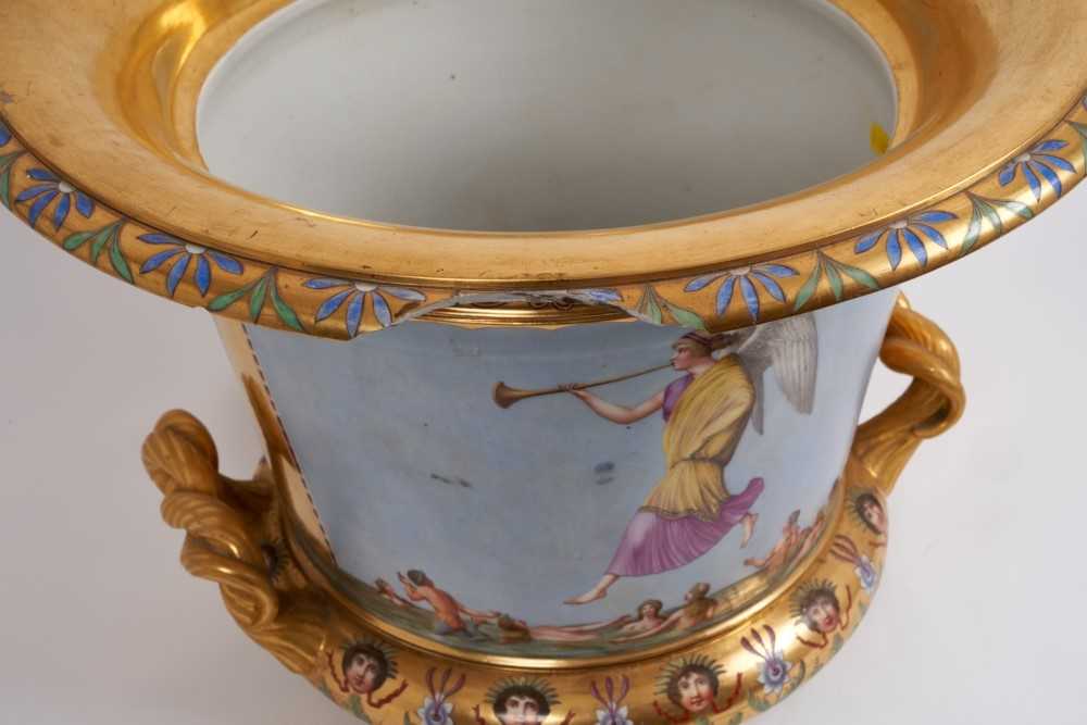 A large and impressive French Empire-style porcelain urn - Image 5 of 20
