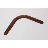 Unusual vintage plywood boomerang