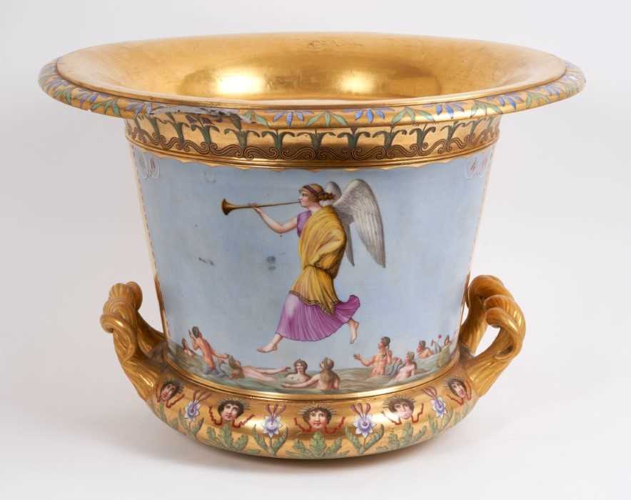 A large and impressive French Empire-style porcelain urn - Image 4 of 20