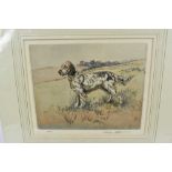 Henry Wilkinson (1921-2011) four signed limited edition coloured etchings - Jack Russells and Spanie