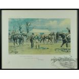 Snaffles, Charles Johnson Payne (1884-1967) signed print - "Oh! To be in England now that April's Th