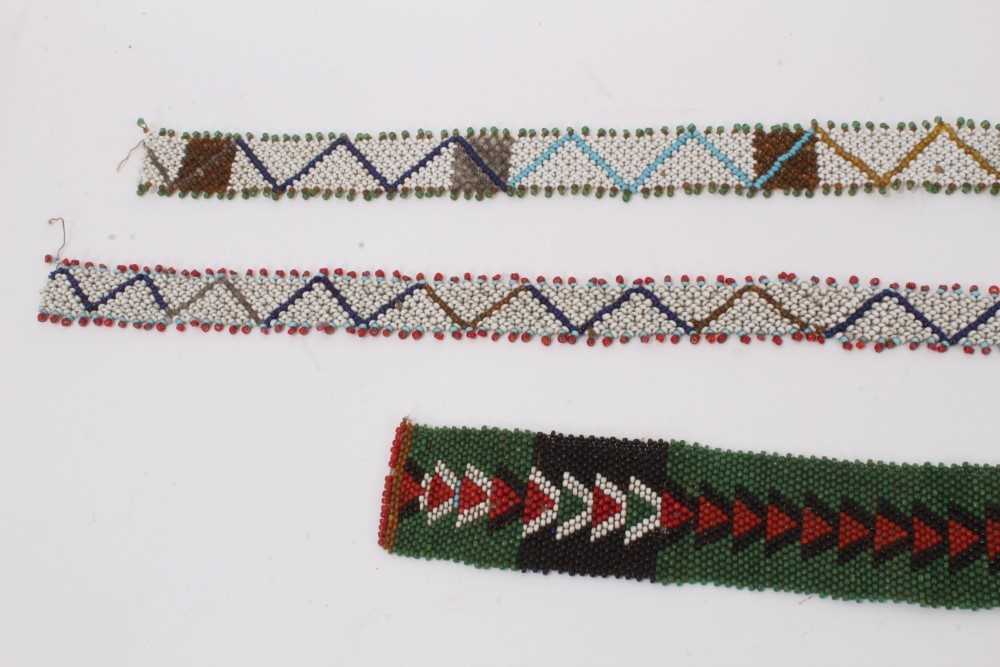 Collection of Native American beadwork items - Image 2 of 9