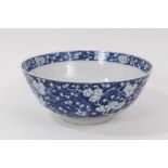 Chinese porcelain bowl with prunus decoration