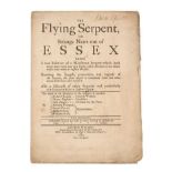 The Flying Serpent - or Strange News our of Essex, 1885 reprint of the 1669 pamphlet