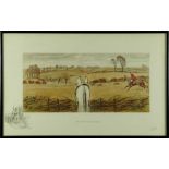 Snaffles, Charles Johnson Payne (1884-1967) signed hand coloured print - The Finest View In England,