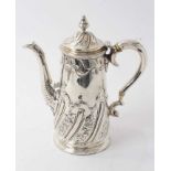William IV silver coffee pot