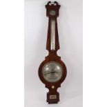 Large 19th century mahogany barometer thermometer by Jones Gray, Strand, Liverpool