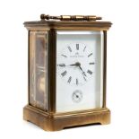 Mathew Norman repeating carriage clock in case with paperwork and key