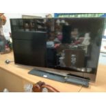 43" Panasonic Smart TV with remote control. Please not that it has a slight damage to the top of TV,