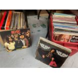 Collection of LP records (seven boxes)