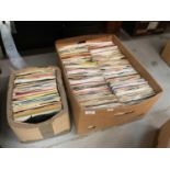 Selection of 7" records (4 boxes)