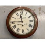 Early 20th century Staggs of Crouch End schools clock