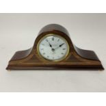 Traditional style mahogany cased mantle clock, by Haight-Gibbons, London