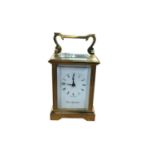 Brass cased carriage clock by Robert Blandford