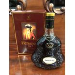 Bottle of Hennessy XO cognac