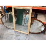 Three various mirrors