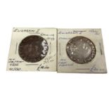 G.B. - Silver hammered Elizabeth I Shillings second issue 1560-1561 mint mark Cross-Crosslet (N.B. S