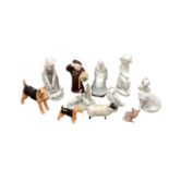 Selection of Collectable china including Berwick animals, Lladro and Nao etc