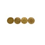 France - Mixed gold 20 Franc coins to include 1858A GF-AVF, 1859BB GF-AVF, 1864BB EF & 1866BB EF (4