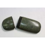 19th century shagreen spectacles case