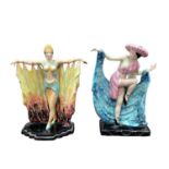 Two Kevin Francis limited edition figures - Assyrian Queen, no.60 of 500 and Mexican Dancer, no.269