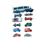 Die Cast unboxed selection including Dinky, military vehicles, transport lorries, delivery vehicles