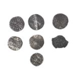 G.B. - Mixed Medieval silver hammered Groats x 6 to include one Scottish issue and a half Groat