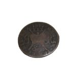 World - Mixed coinage to include G.B. 19th century copper, Ireland James II 'Gunmoney' Half Crown Se