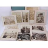 Interesting collection of 19th century Italian photographs and related items