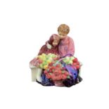 Royal Doulton figure group - Flower Sellers Children HN1342