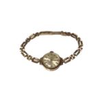 Verity 9ct gold wristwatch on 9ct gold bracelet