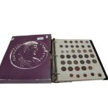 World - A coin album containing predominately G.B. Pre 1947 mixed silver coins (Qty)