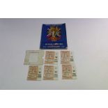 Jules Rimet 1966 World Cup Final souvenir football programme with match tickets, schools internation