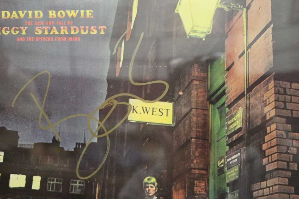 David Bowie signed Ziggy Stardust LP record, mounted in glazed presentation frame. - Image 6 of 7