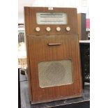 Vintage combination television and record player