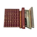 Folio Society - Works of Jane Austin, in box case, together with other Folio Society books