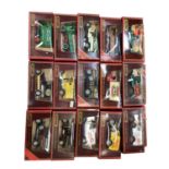 Two boxes containing a collection of Matchbox Models of Yesteryear, other models including limited e