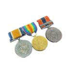 First World War Pair comprising War and Victory medals named to R.M.A. 1539 - S- SGT. F. W. Byford,