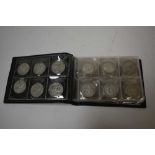 World - Mixed silver coins contained in seven world coin stockbooks to include Austria, Greece, Neth