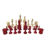 Two chess sets