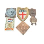 First World War Tank Corps plaque and lot other military plaques (6)