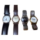 Four vintage wristwatches including Invicta, Certina Automatic, Ingersoll and Timor Time Guide Autom