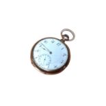 Swiss 18ct gold cased pocket watch