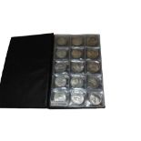 South Africa - A folder containing mixed silver one Rand coins (90 coins)