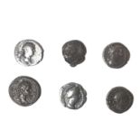 Roman - Mixed silver Denarius to include examples from The Reign of Trajan, Antoninus Pius, Faustina