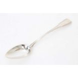 George III silver Fiddle and Thread pattern serving spoon (London 1819) Thomas Streetin