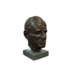 Samuel Tonkiss (1909-1992) bronze head of H.R.H. Prince Phillip The Duke of Edinburgh 1974, numbered