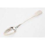 George III silver Fiddle pattern basting spoon (London 1811) T.Wallis & J.Hayne. All at approximatel